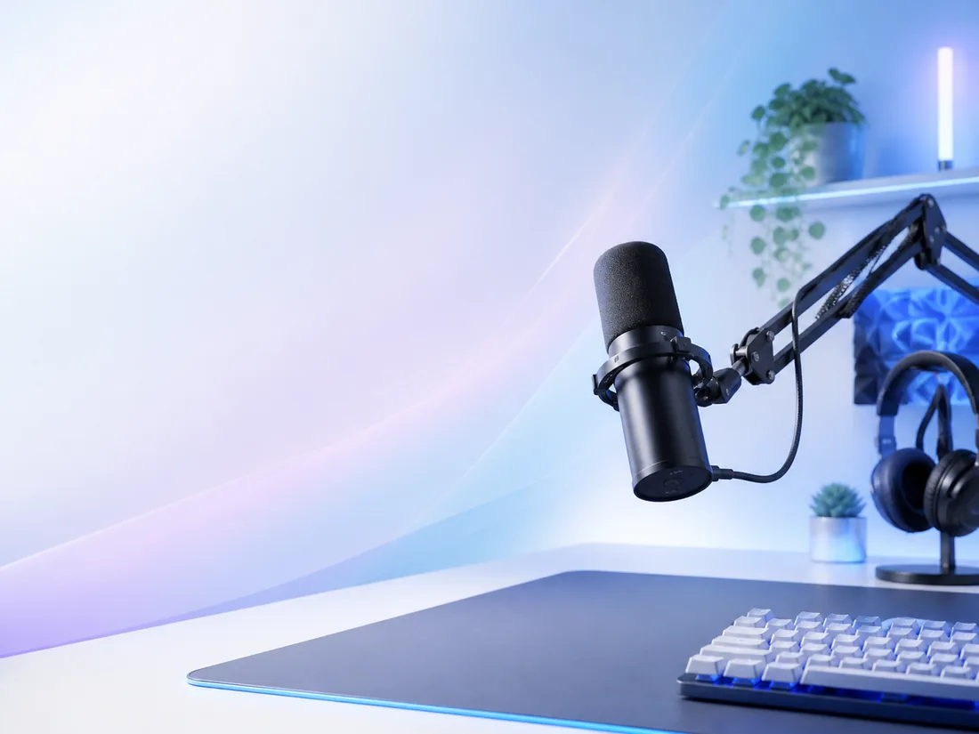 Beispielhafte Mikrofon-Abbildung für Streaming und Calls